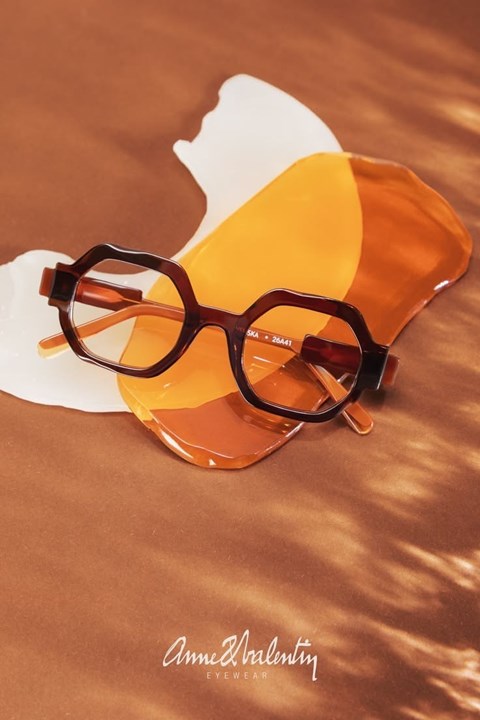 Anne et Valentin bruin honingkleur