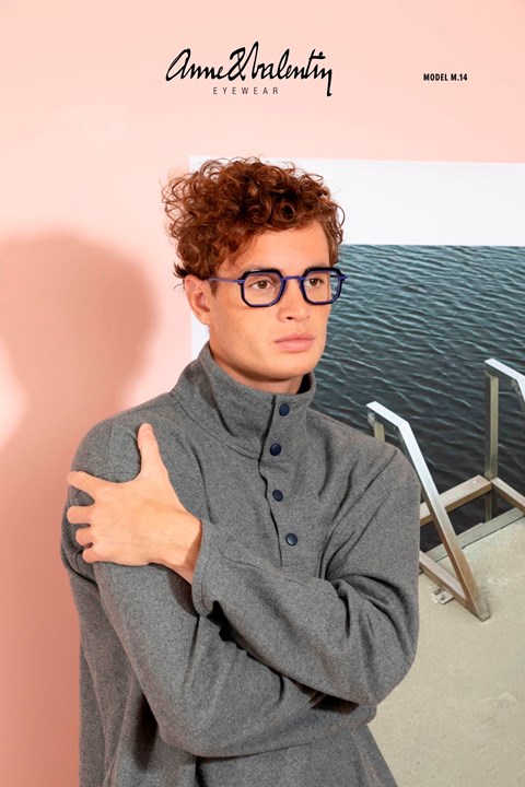 Anne et Valentin blauwe bril